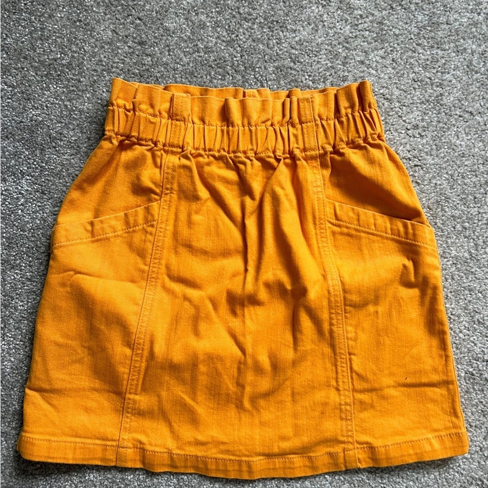 Miss Selfridge Vibrant Orange Mini Skirt